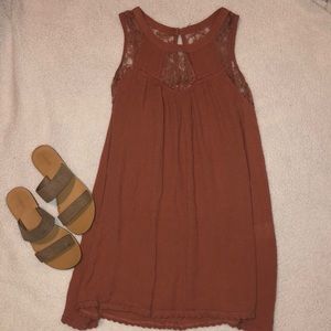 Dark blush dress